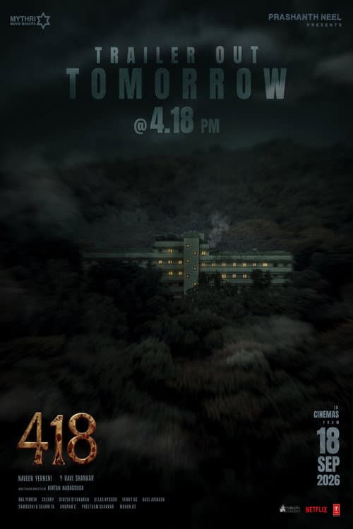 418: Telugu Horror-Thriller Hits Theaters in 2026 still 2
