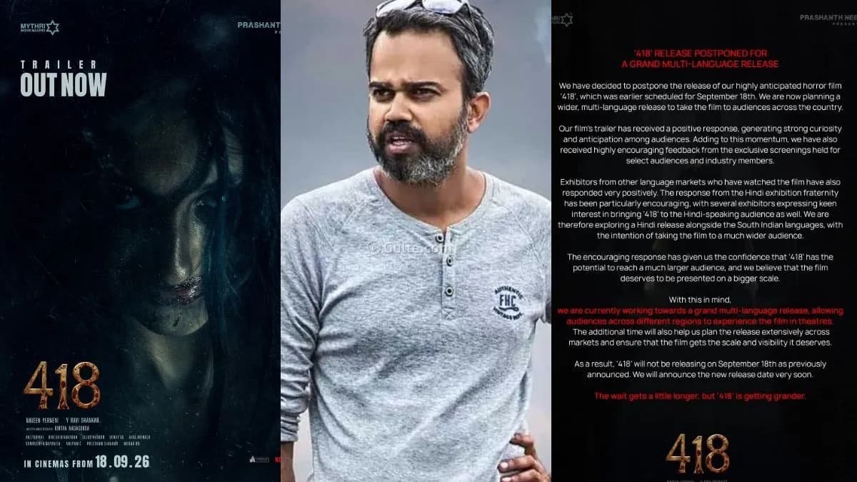 Prashanth Neel-NTR Jr Film on Hold Amid Horror Thriller